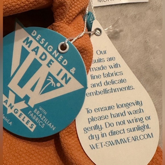 NWT WET Swimwear Krista One Piece in Terracotta - Picture 8 of 13